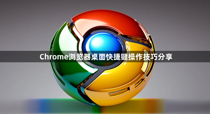 Chrome浏览器桌面快捷键操作技巧分享1