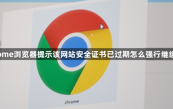 Chrome浏览器提示该网站安全证书已过期怎么强行继续访问1