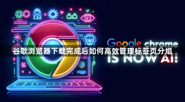 谷歌浏览器下载完成后如何高效管理标签页分组1