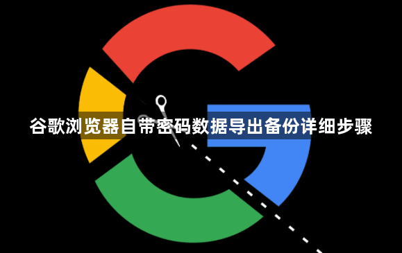 谷歌浏览器自带密码数据导出备份详细步骤1
