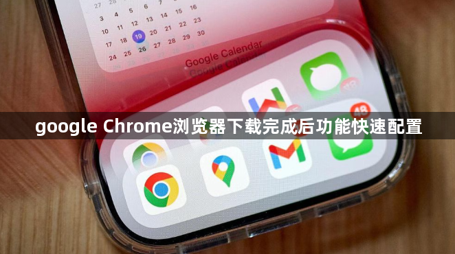 google Chrome浏览器下载完成后功能快速配置1