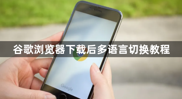 谷歌浏览器下载后多语言切换教程1