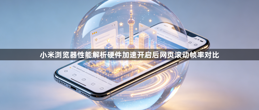 小米浏览器性能解析硬件加速开启后网页滚动帧率对比1