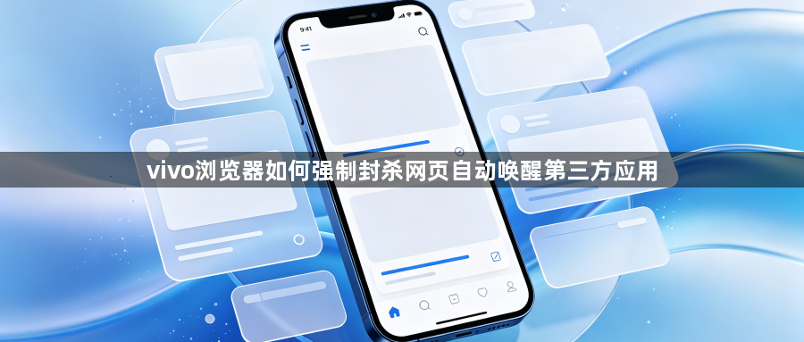 vivo浏览器如何强制封杀网页自动唤醒第三方应用1