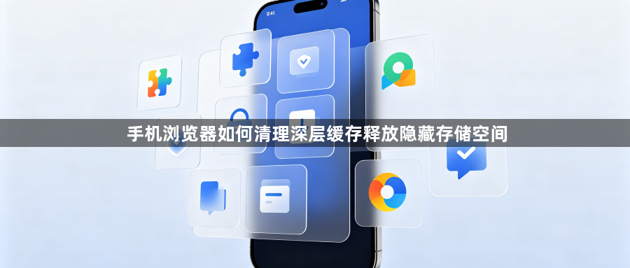 手机浏览器如何清理深层缓存释放隐藏存储空间1