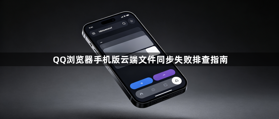 QQ浏览器手机版云端文件同步失败排查指南1