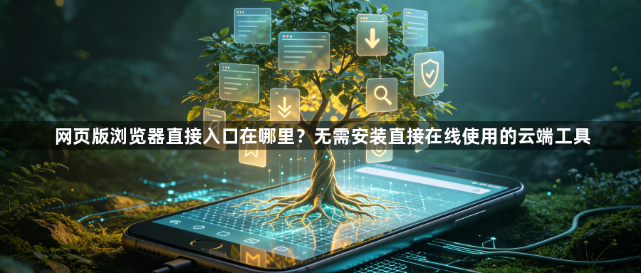 网页版浏览器直接入口在哪里?无需安装直接在线使用的云端工具1