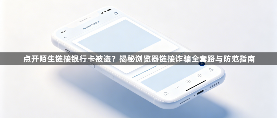 点开陌生链接银行卡被盗?揭秘浏览器链接诈骗全套路与防范指南1