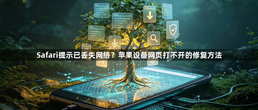 Safari提示已丢失网络?苹果设备网页打不开的修复方法1