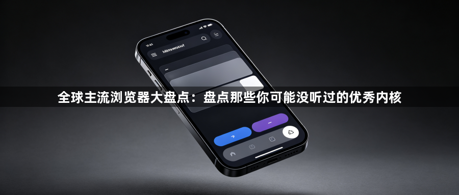 全球主流浏览器大盘点:盘点那些你可能没听过的优秀内核1
