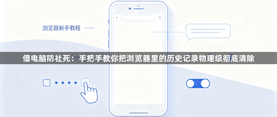 借电脑防社死：手把手教你把浏览器里的历史记录物理级彻底清除1