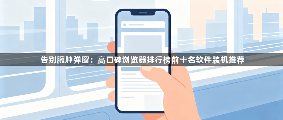 告别臃肿弹窗:高口碑浏览器排行榜前十名软件装机推荐1