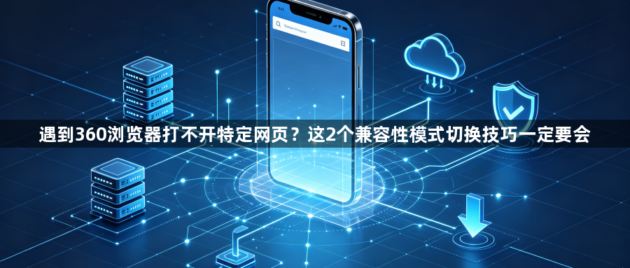 遇到360浏览器打不开特定网页？这2个兼容性模式切换技巧一定要会1