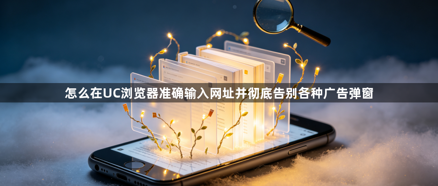 怎么在UC浏览器准确输入网址并彻底告别各种广告弹窗1