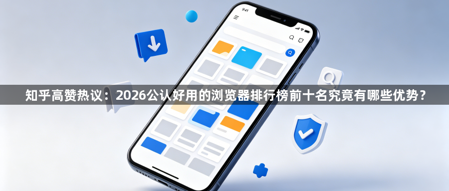 知乎高赞热议:2026公认好用的浏览器排行榜前十名究竟有哪些优势?1