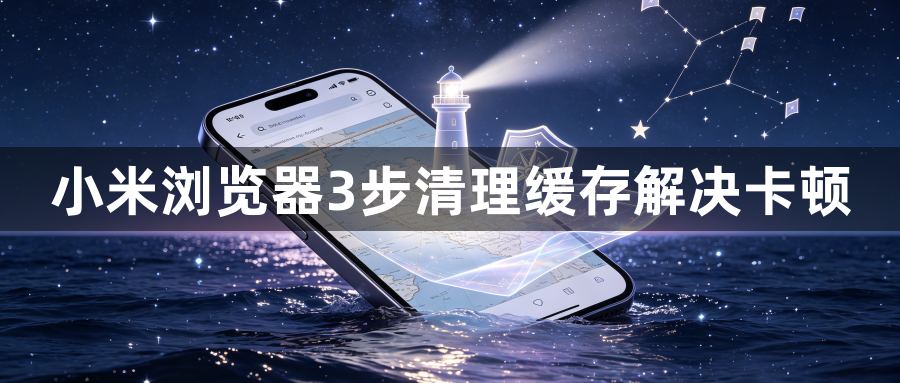 小米浏览器3步清理缓存解决卡顿1