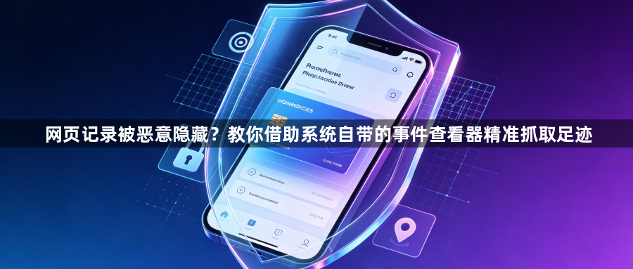 网页记录被恶意隐藏？教你借助系统自带的事件查看器精准抓取足迹1