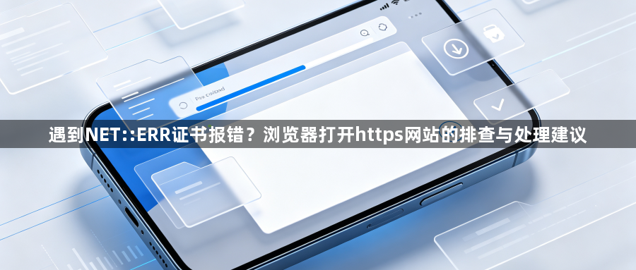 遇到NET::ERR证书报错？浏览器打开https网站的排查与处理建议1