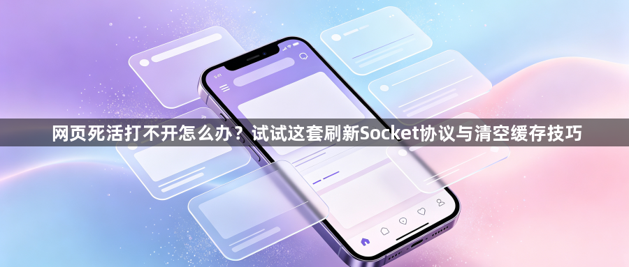 网页死活打不开怎么办？试试这套刷新Socket协议与清空缓存技巧1
