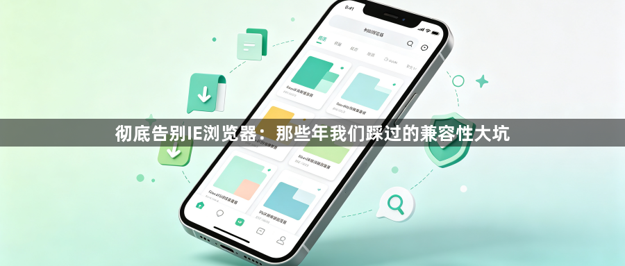 彻底告别IE浏览器:那些年我们踩过的兼容性大坑1