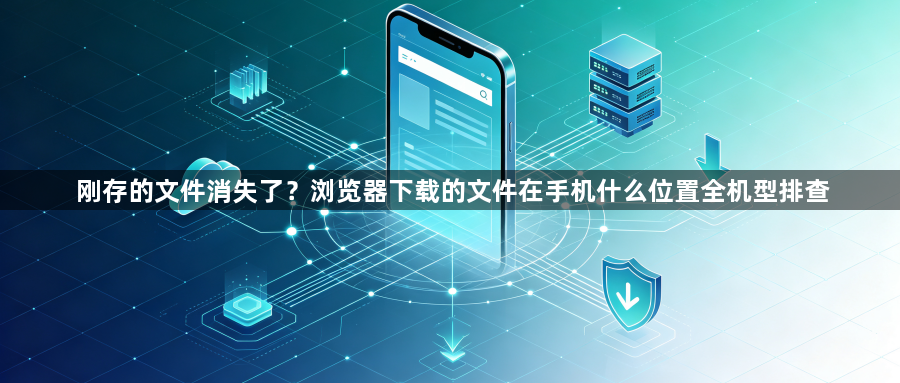 刚存的文件消失了?浏览器下载的文件在手机什么位置全机型排查1