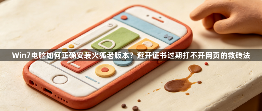 Win7电脑如何正确安装火狐老版本?避开证书过期打不开网页的救砖法1