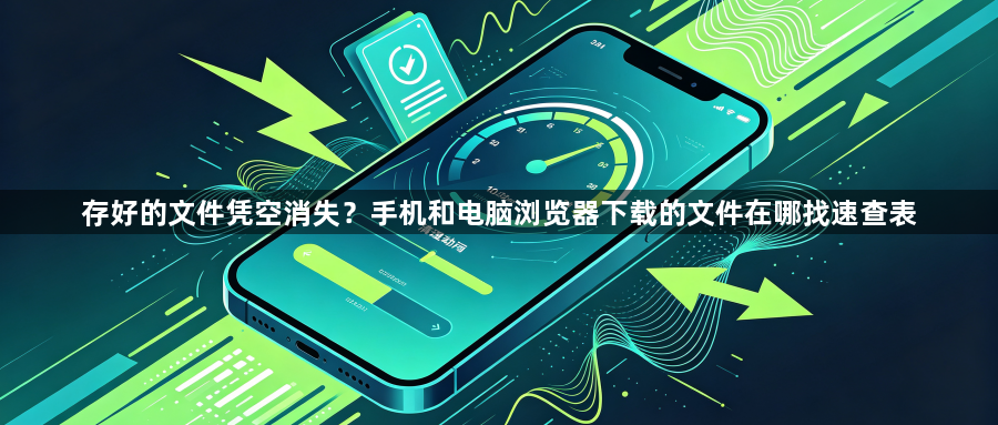 存好的文件凭空消失?手机和电脑浏览器下载的文件在哪找速查表1