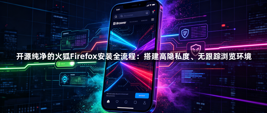 开源纯净的火狐Firefox安装全流程:搭建高隐私度、无跟踪浏览环境1